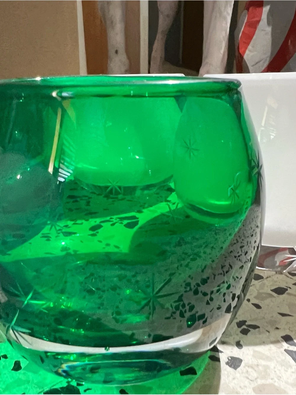 Glass Party Candle Holders - Set of 8